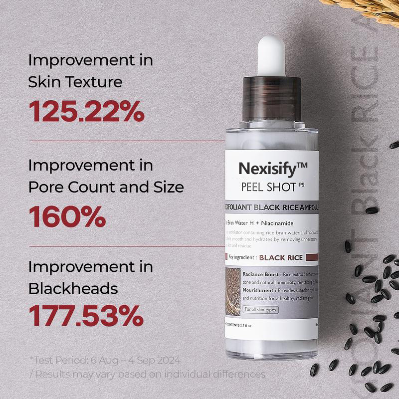 Sale Happening Now:70%OFF🔥 Dr.Melaxin Peel Shot Glow Rice Ampoule Duo