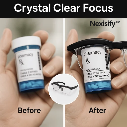 【ADJUSTABLE FOCUS GLASSES】See Every Moment Clearly With Nexisify!