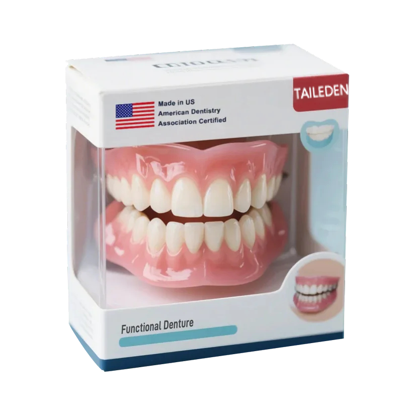 š¦·TAILEDENĀ® Multi-Functional ThermoFlex Silicone Denture Set ā For Eating, Smiling, and Daily Comfortš