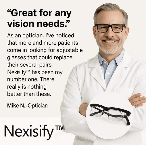 【ADJUSTABLE FOCUS GLASSES】See Every Moment Clearly With Nexisify!