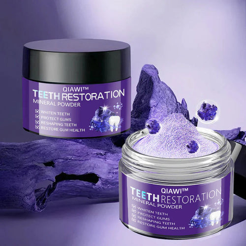 QIAWI™TeethRestoration Mineral Powder🦷Obtain American Dental Association (ADA) Certification (Treats periodontitis and mouth ulcers, prevents tooth loss, and repairs gum recession）