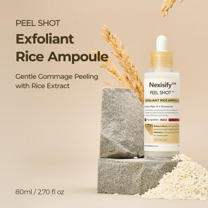 Sale Happening Now:70%OFF🔥 Dr.Melaxin Peel Shot Glow Rice Ampoule Duo