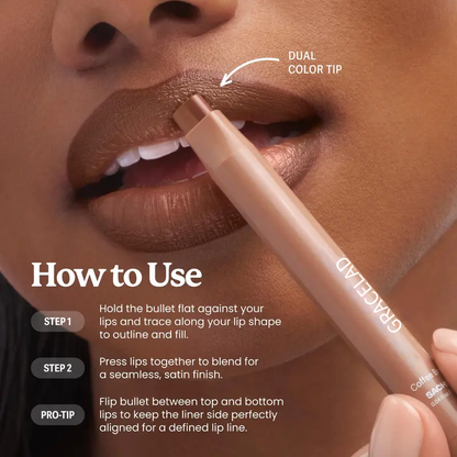 Gracelade Lip Definer - 2-in-1 Lip Liner & Balm