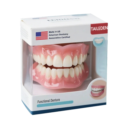 🦷TAILEDEN® Multi-Functional ThermoFlex Silicone Denture Set – For Eating, Smiling, and Daily Comfort😁